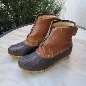 Vintage Zip Front Boots by L.L. Bean - Women's size 7